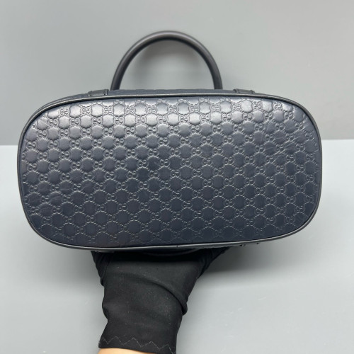 Gucci Mini Microguccissima Dome Bag Guccissima Blue
