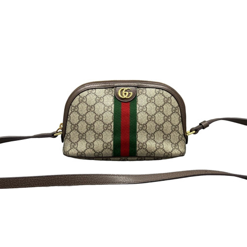 Gucci Ophidia Dome GG Supreme Monogram Beige Ebony Beige Brown