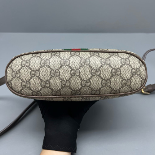 Gucci Ophidia Dome GG Supreme Monogram Beige Ebony Beige Brown