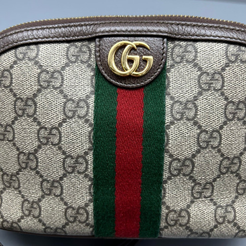 Gucci Ophidia Dome GG Supreme Monogram Beige Ebony Beige Brown