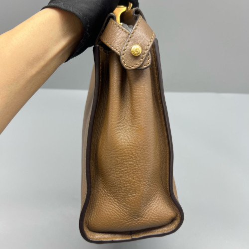 Fendi Peekaboo Iconic Medium Calfskin Brown