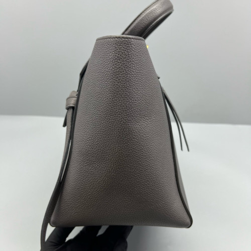 Celine Mini Belt Bag Grained Calfskin Dark Grey