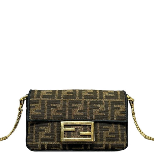 Fendi Baguette Zucca Brown Dark Brown