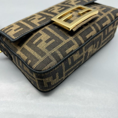 Fendi Baguette Zucca Brown Dark Brown