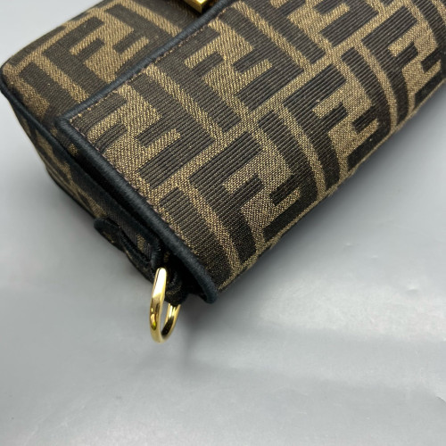 Fendi Baguette Zucca Brown Dark Brown