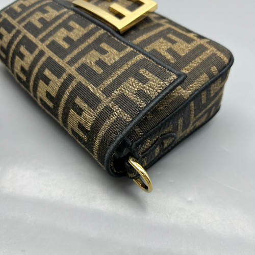 Fendi Baguette Zucca Brown Dark Brown