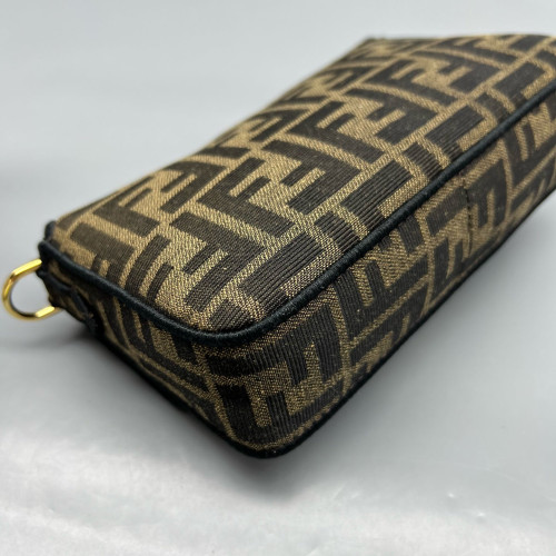 Fendi Baguette Zucca Brown Dark Brown