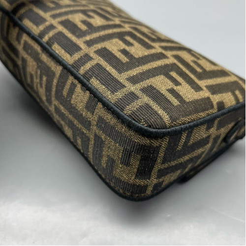 Fendi Baguette Zucca Brown Dark Brown