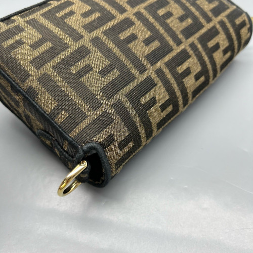 Fendi Baguette Zucca Brown Dark Brown