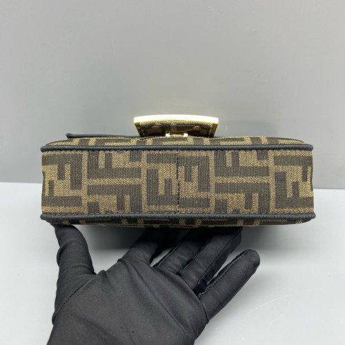 Fendi Baguette Zucca Brown Dark Brown