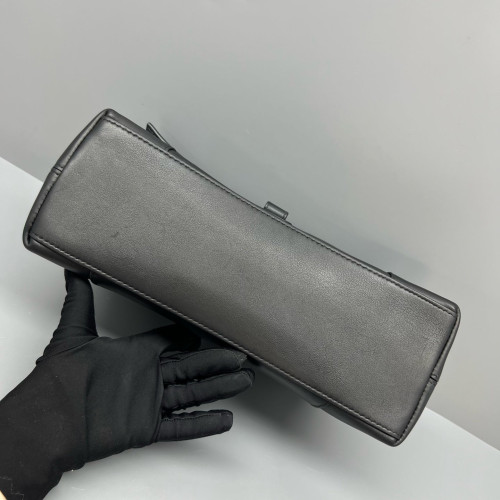 Balenciaga Hourglass Medium Calfskin Black