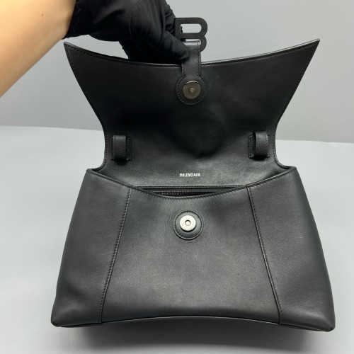 Balenciaga Hourglass Medium Calfskin Black
