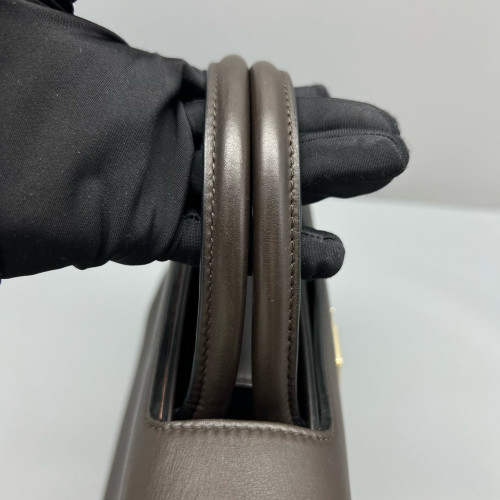 Dior Diorever Flap Calfskin Dark Brown