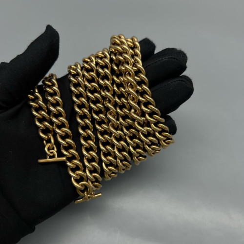 Gucci Matelasse GG Marmont Chain Wallet Calfskin Black