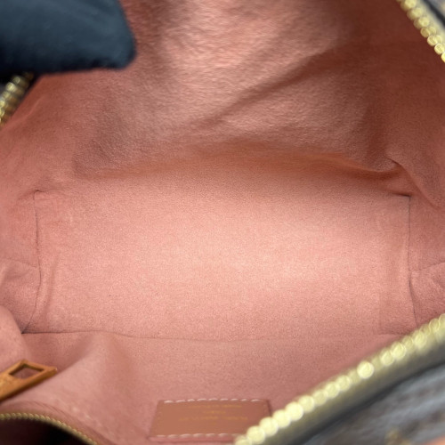 Louis Vuitton Petite Malle Souple Monogram Brown Pink