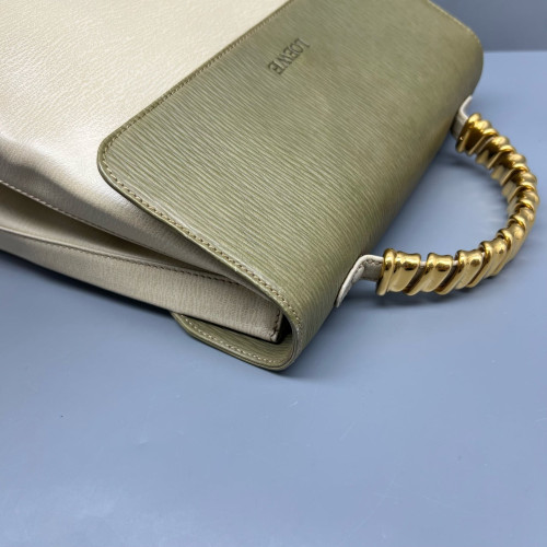 Loewe Two-Way Bag Calfskin Beige Green