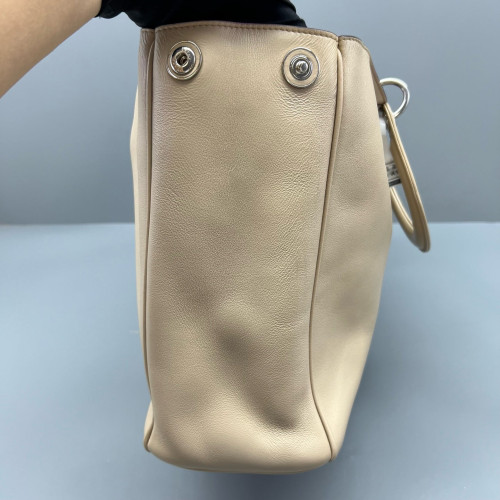 Dior Large Diorissimo Tote Calfskin Natural Tan