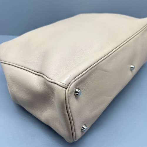 Dior Large Diorissimo Tote Calfskin Natural Tan