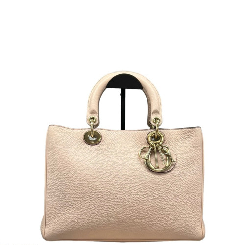 Dior Medium Diorissimo Tote Grained Calfskin Pink