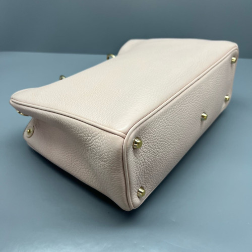 Dior Medium Diorissimo Tote Grained Calfskin Pink