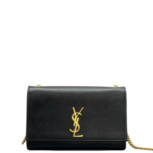 Yves Saint Laurent Medium Classic Kate Caviar Black