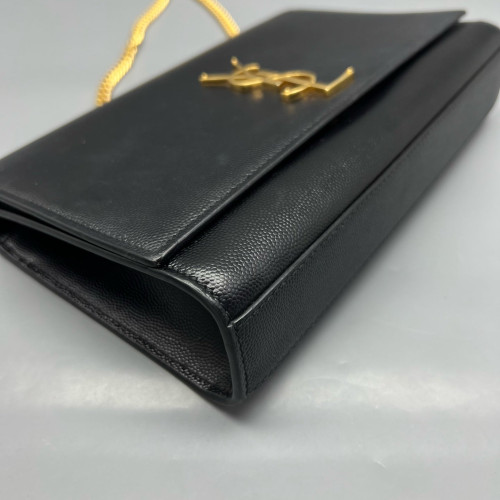 Yves Saint Laurent Medium Classic Kate Caviar Black