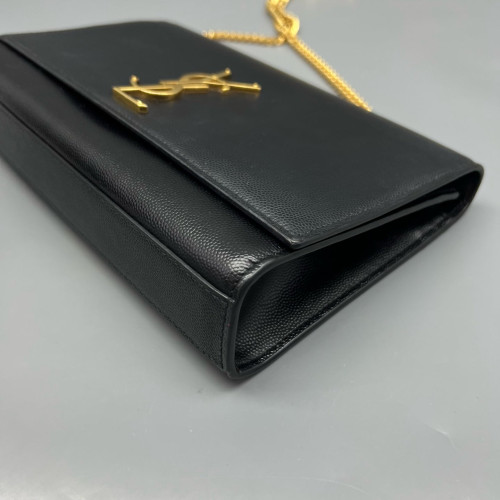 Yves Saint Laurent Medium Classic Kate Caviar Black
