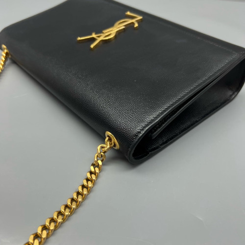 Yves Saint Laurent Medium Classic Kate Caviar Black