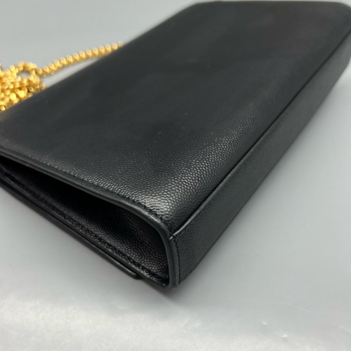 Yves Saint Laurent Medium Classic Kate Caviar Black