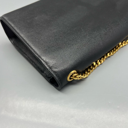 Yves Saint Laurent Medium Classic Kate Caviar Black