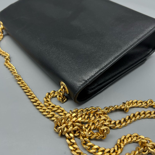Yves Saint Laurent Medium Classic Kate Caviar Black