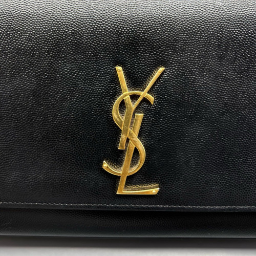 Yves Saint Laurent Medium Classic Kate Caviar Black