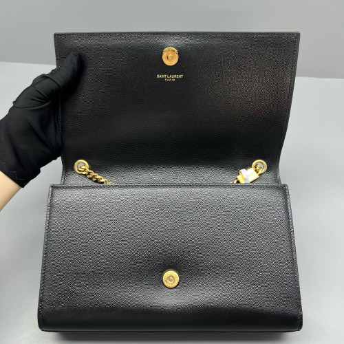 Yves Saint Laurent Medium Classic Kate Caviar Black