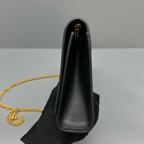 Yves Saint Laurent Medium Classic Kate Caviar Black