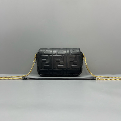 Fendi Baguette Embossed FF Black
