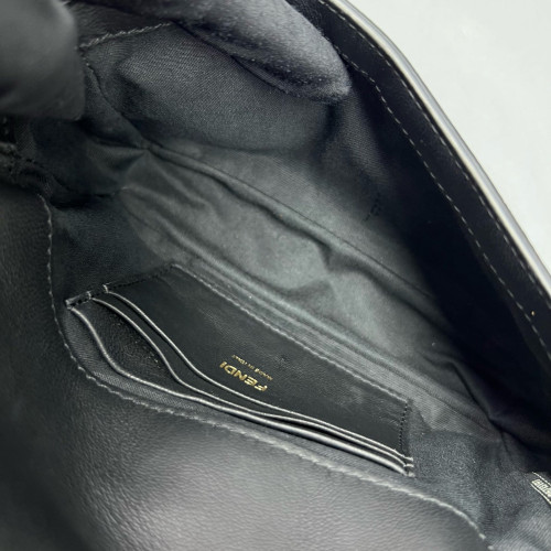 Fendi Baguette Embossed FF Black