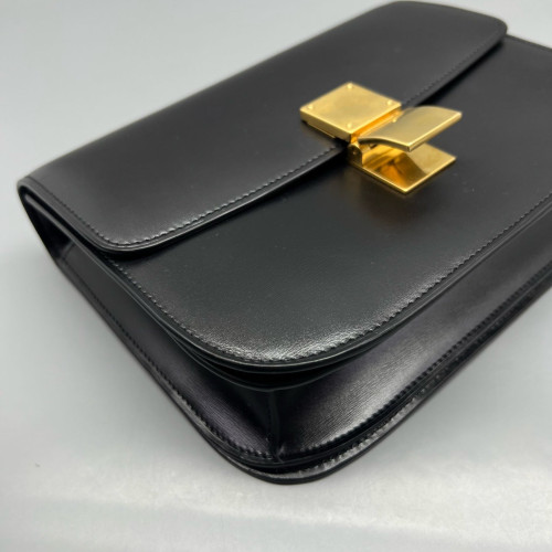 Celine Medium Classic Box Smooth Calfskin Black Celine Medium Classic Box Smooth Calfskin Black