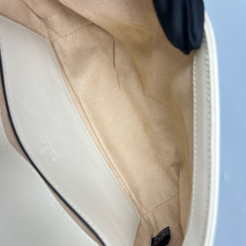 Gucci Matelasse Mini GG Marmont Calfskin White