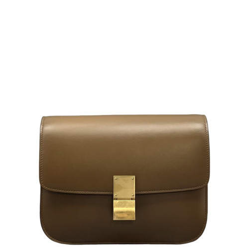 Celine Medium Classic Box Smooth Calfskin Brown