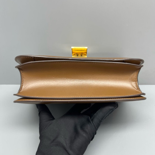 Celine Medium Classic Box Smooth Calfskin Brown