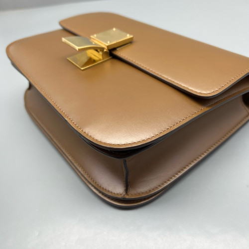 Celine Medium Classic Box Smooth Calfskin Brown