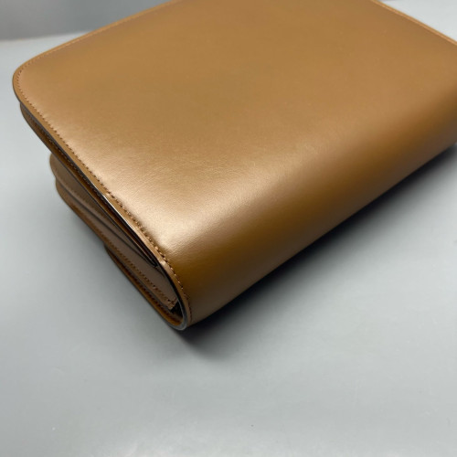 Celine Medium Classic Box Smooth Calfskin Brown