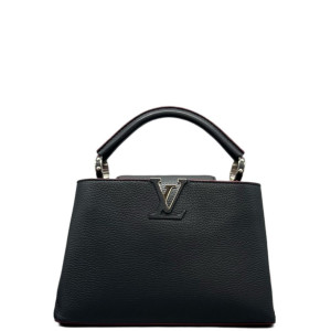 Louis Vuitton Capucines BB Taiga Navy Black Magenta Louis Vuitton Capucines BB Taiga Navy Black Magenta
