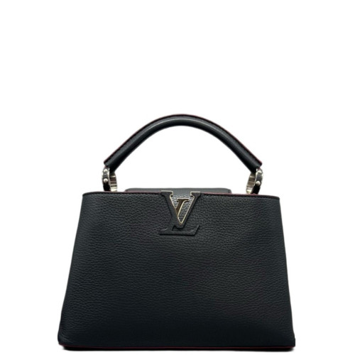 Louis Vuitton Capucines BB Taiga Navy Black Magenta