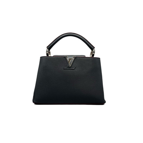Louis Vuitton Capucines BB Taiga Navy Black Magenta