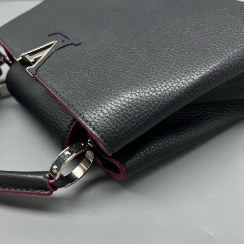 Louis Vuitton Capucines BB Taiga Navy Black Magenta