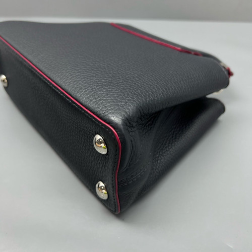 Louis Vuitton Capucines BB Taiga Navy Black Magenta