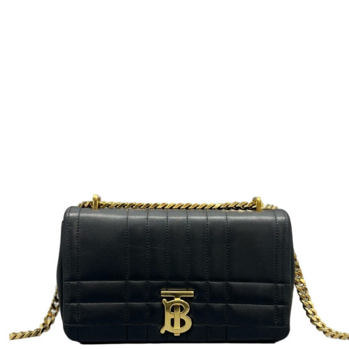 Burberry Small Lola Crossbody Bag Calfskin Black