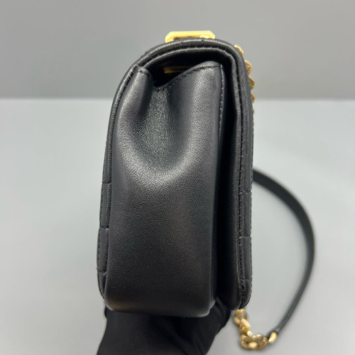 Burberry Small Lola Crossbody Bag Calfskin Black