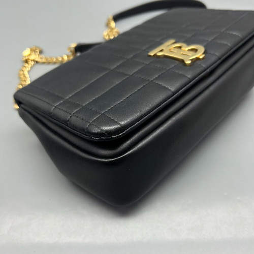 Burberry Small Lola Crossbody Bag Calfskin Black